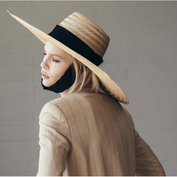 Janessa Leone Romy Straw Wide Brim Hat - Picture 4 of 8